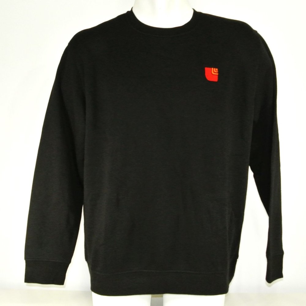 LOBLAWS Grocery Store Employee Uniform Black Sweatshirt Shirt Size L Large